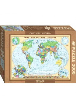 Puzzle - Świat polityczny 2 000 el