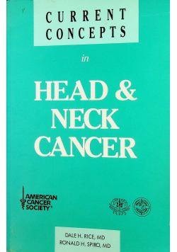 Current concepts in head and neck cancer