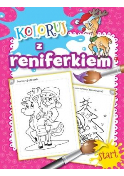 Koloruj z reniferkiem