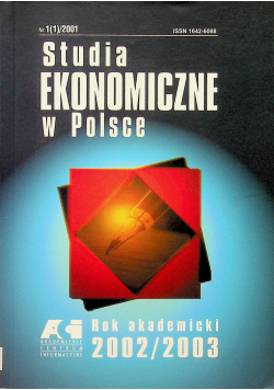 Studia ekonomiczne w Polsce rok akademicki 2002 2003