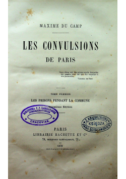 Les convulsions de paris 1879 r.