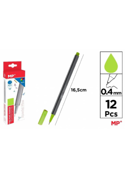 Cienkopis 0.4mm jasnozielony (12szt)