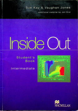 Inside Out Student's book Intermediate