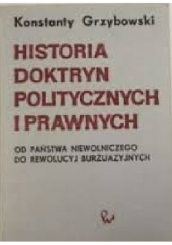 Historia doktryn politycznych i prawnych
