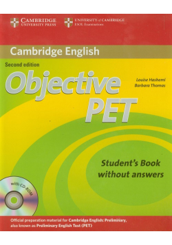 Objective PET Student's Book without answers with CD-ROM