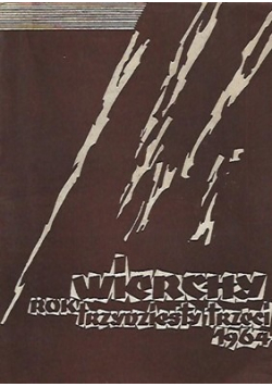 Wierchy rok trzydziesty trzeci 1964