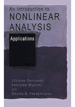 An Introduction to Nonlinear Analysis Applications