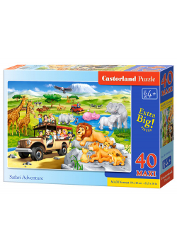 Puzzle maxi Safari Adventure 40