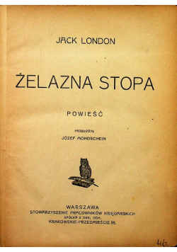 Żelazna stopa 1922 r.