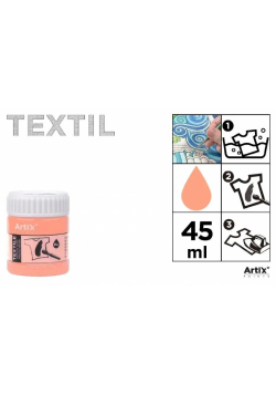 Farba do tkanin 45ml cielista (6szt)
