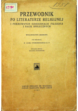 Przewodnik po literaturze religijnej 1927 r.