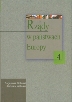 Rządy w państwach Europy Tom IV