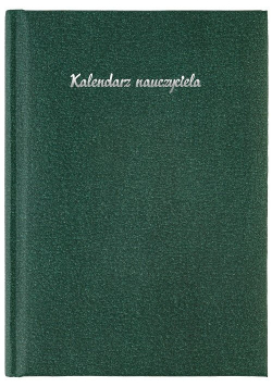 Kalendarz nauczyciela 2021/22 A5T Beton zielony