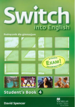 Switch into English 4 Student's Book + CD Egzamin gimnazjalny 2012