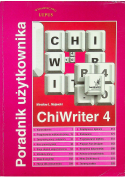 ChiWriter poradnik użytkownika