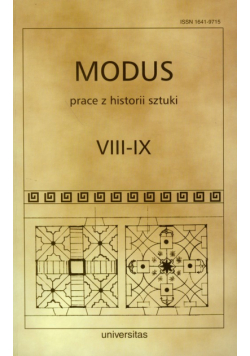 Modus Prace z historii sztuki  VIII-IX