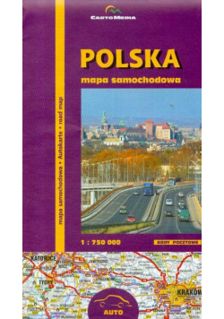 Polska: Mapa samochodowa 1:750 000