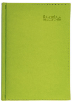 Kalendarz naucz. 2025/26 A5 tyg. Vivella seledyn