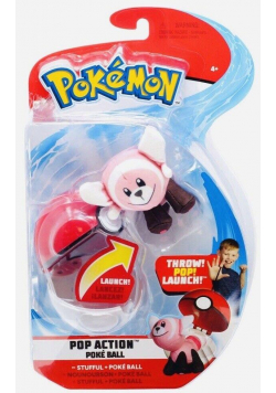 Pokemon Pop Action Poke Ball Stufful
