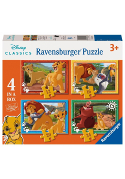 Puzzle 4w1 Król Lew