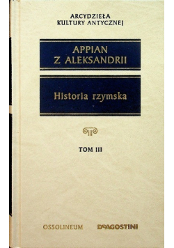 Historia rzymska Tom I