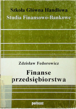 Finanse przedsiębiorstwa