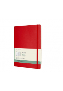 Kalendarz 2020 tygodniowy 12MXL mo. Scarlet red