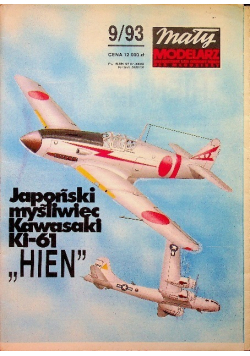 Mały modelarz Nr 9 / 93 Japoński myśliwie Kawasaki Ki 61 Hien
