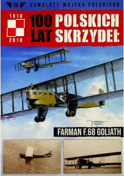 100 lat polskich skrzydeł Tom 58 Farman F 68 Goliath