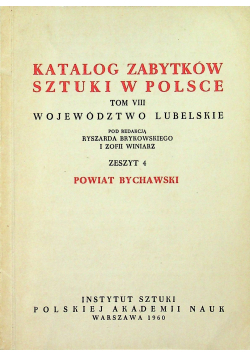 Katalog zabytków sztuki w Polsce Tom VIII Zeszyt 4