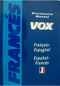 Diccionario Manual Francais Espagnol Espanol Frances