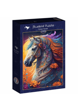 Puzzle Koń pełen kolorów
