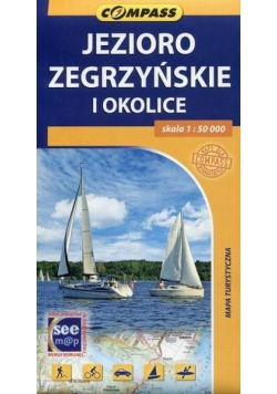 Mapa turystyczna - Jezioro Zegrzyńskie i okolice