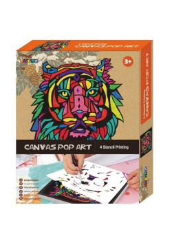 Płótno Pop art Lew