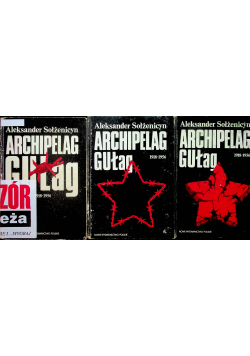 Archipelag Gułag 1918 - 1956 Tom od I do III