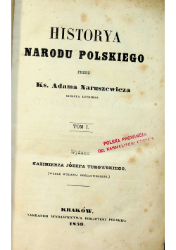 Historya Narodu Polskiego Tom I i II 1859 r