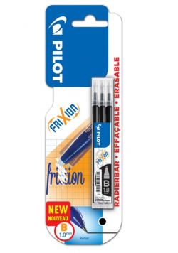 Wkład FriXion 1.0 czarny 3szt PILOT