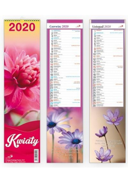 Kalendarz 2020 Ścienny - Kwiaty