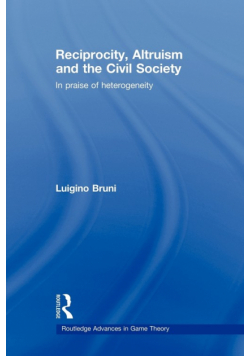 Reciprocity, Altruism and the Civil Society
