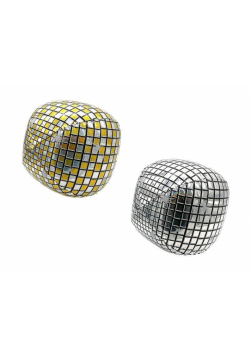 Balon kula disco błyszcząca 50x30cm MIX