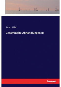 Gesammelte Abhandlungen III