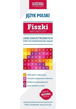 Język polski Fiszki maturzysty