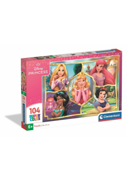 Puzzle 104 Super kolor Princess 25057
