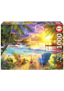 Puzzle 1000 Kocham plażę