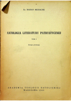 Antologia literatury patrystycznej