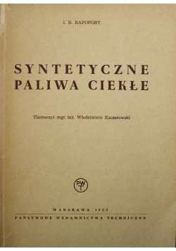 Syntetyczne paliwa ciekłe