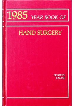 1985 year book of hand surgery