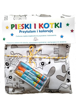 Pieski i kotki. Przytulam i koloruję