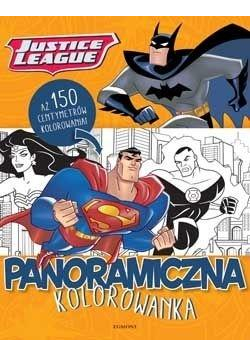 Justice League. Panoramiczna kolorowanka