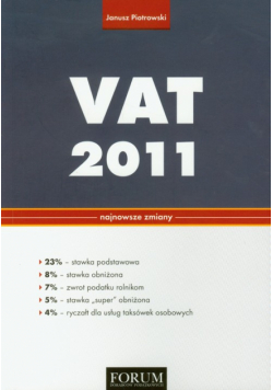 VAT 201: Najnowsze zmiany